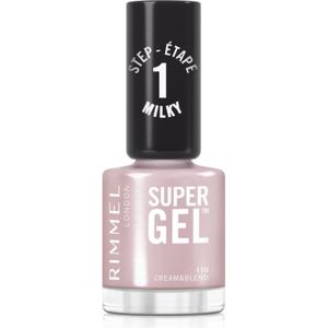 Rimmel Super Gel Gel Nagellak zonder UV/LED Lamp Tint 110 Cream & Blend 12 ml