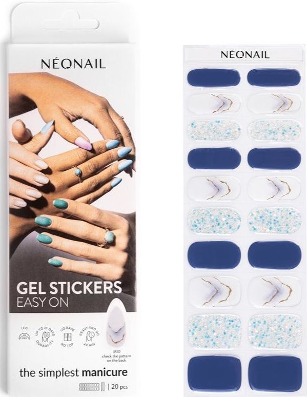NEONAIL - Gel Stickers Easy On - Gellak Stickers - Neon Kleur - 10 Stuks