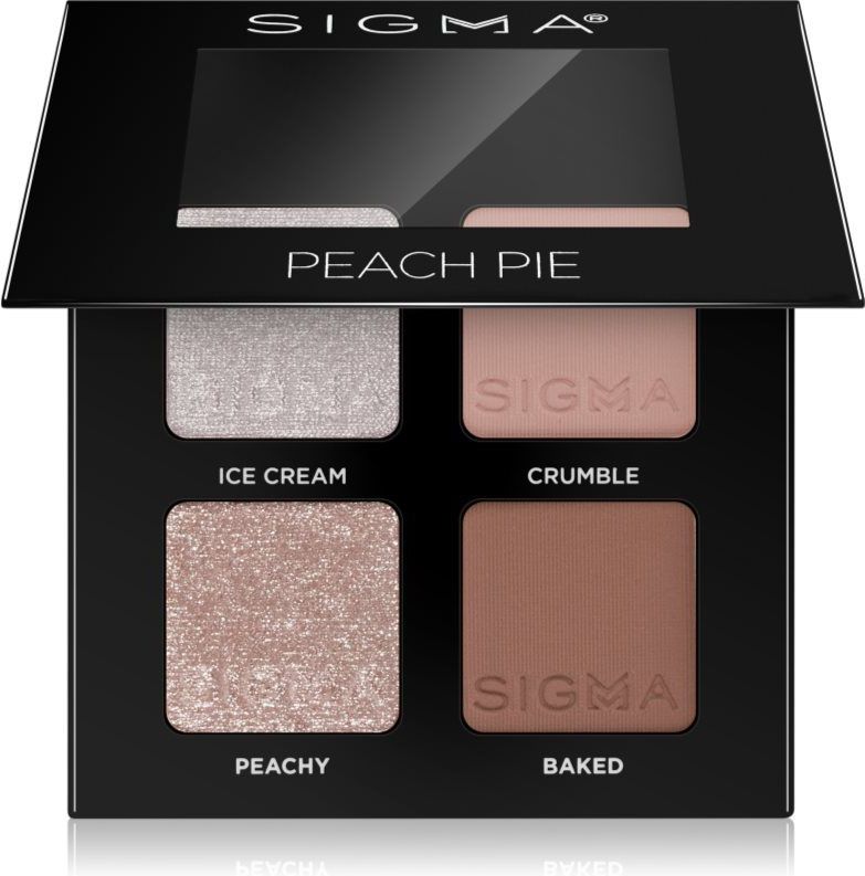 Sigma Beauty Quad oogschaduw palette Tint Peach Pie 4 g