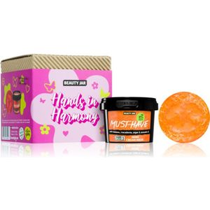 Beauty Jar - Hands In Harmony - Gift Set - Handmaskers voor Vrouwen - 100 ml Crème-Masker - 60 g Vaste Zeep