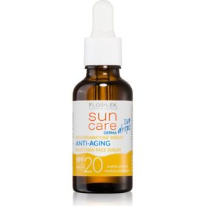 FlosLek Laboratorium Sun Care Derma Sun Drops Beschermende Serum met Anti-Rimpel Werking SPF 20 30 ml