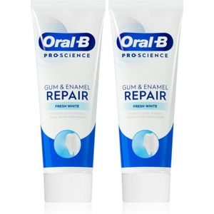 Oral B - Gum & Enamel Repair Fresh White - Tandpasta - 2x75 ml