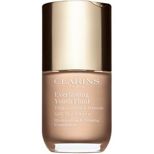 Clarins - Everlasting Youth Fluid Foundation - Verhelderende Foundation - Tint 102.5 Porcelain - 30 ml