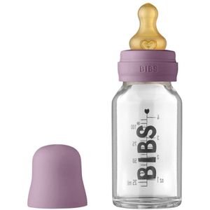 BIBS Baby Glass Bottle 110 ml babyfles Mauve 110 ml