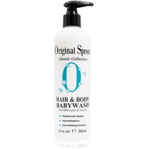 Original Sprout Classic Collection Hair & Body Babywash reinigingsgel voor lichaam en haar voor Gevoelige Huid voor Kinderen pH 6,0 – 7,0 346 ml