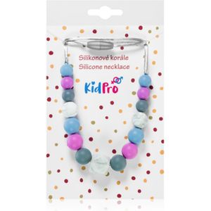 KidPro Silicone Necklace bijtkralen Grey Mix 1 st