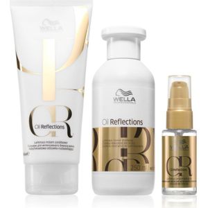 Wella Professionals Oil Reflections Set handige verpakking voor Glanzend en Zacht Haar 3 st