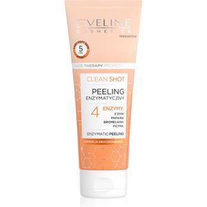 Eveline Cosmetics - Clean Shot 4 Enzymes - Gezichtscrub - 75 ml - Veganistisch