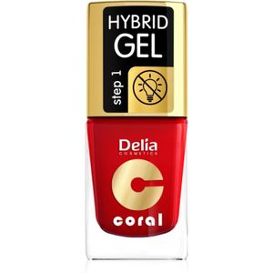 Delia Cosmetics Coral Nail Enamel Hybrid Gel Gel Nagellak Tint 01 11 ml