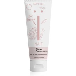 Naif Baby & Kids Diaper Cream Crème tegen Luieruitslag voor Kinderen vanaf Geboorte Parfumvrij  75 ml