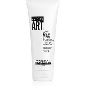 L’Oréal Professionnel Tecni.ART Fix Max Shaping Gel – Fixerende haargel voor alle haartypen – 200 ml