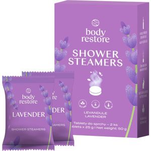 Body Restore - Douchetabletten - Lavender - 2x25 g - Essentiële Oliën