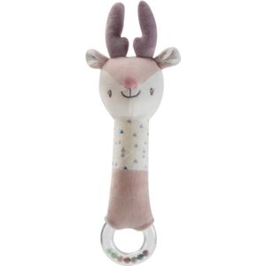 Petite&Mars Squeaky Toy with Rattle knijpspeeltje met rammelaar Deer Suzi 1 st
