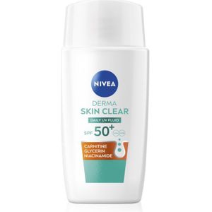 NIVEA - Derma Skin Clear - Lichte Beschermende Fluid - SPF 50+ - 40 ml