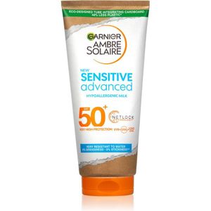 Garnier Ambre Solaire Sensitive Advanced Bruiningsmelk voor Gevoelige Huid SPF 50+ 175 ml