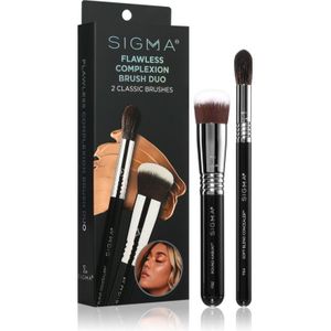 Sigma Beauty Brush Duo Flawless Complexion Penselen Set voor Perfecte Uitstraling