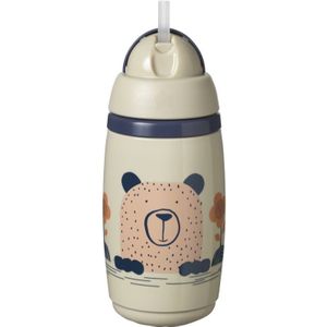 Tommee Tippee Superstar Insulated Straw Kop met rietje voor Kinderen 12m+ Grey 266 ml