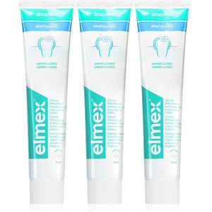 Elmex - Sensitive Protection Gentle White - Tandpasta - 3x75 ml