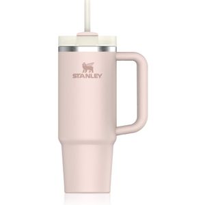 Stanley Quencher H2.O FlowState™ Tumbler roestvrijstalen tumbler met rietje Medium Rose Quartz 2.0 890 ml