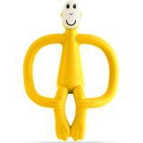 Matchstick Monkey Teething Toy and Gel Applicator bijtring met Borstel 2in1 Yellow 1 st