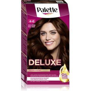 Schwarzkopf Palette Deluxe Pernamente Haarkleuring Tint 4-6 Mocca Brown 1 st