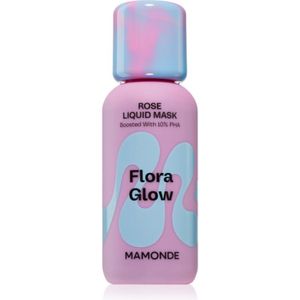 MAMONDE Flora Glow Rose Liquid Mask Hydraterende Gezichtsmasker met exfoliërende werking 80 ml
