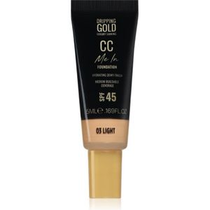 Dripping Gold CC Me In Mini Trial Lichte Foundation SPF 45 Tint Light 03 5 ml