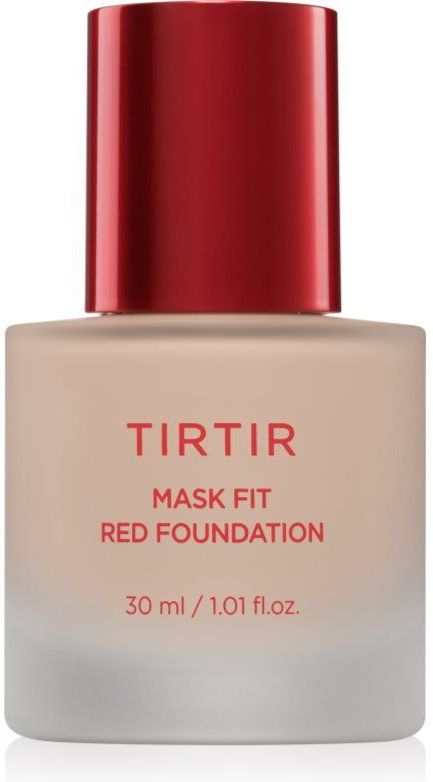 TIRTIR Mask Fit Red Foundation Verhelderende Vloeibare Make-up met Hydraterende Werking Tint 17C Porcelain 30 ml