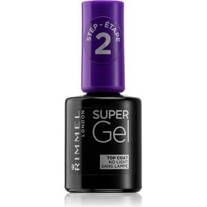 Rimmel London Super Gel Nagellak Stap 2 Top Coat - 00 Transparant