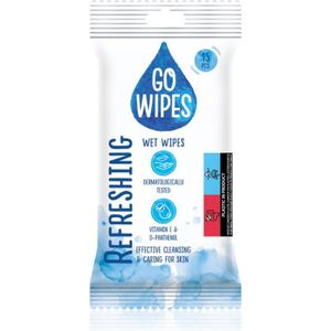 GoWipes - Refreshing - Vochtige Reinigingsdoekjes - 15 st