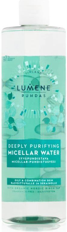 Lumene - Deeply Purifying - Micellair Water - 400 ml - Voor Gemengde en Vette Huid