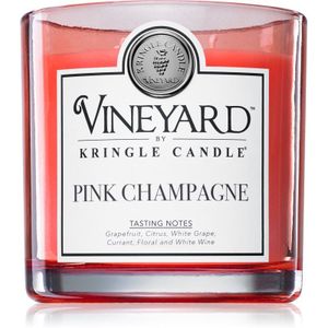 Kringle Candle Vineyard Pink Sparkling Wine geurkaars 737 gr