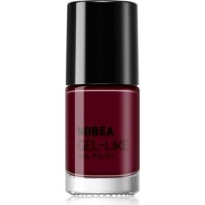 NOBEA - Day-to-Day Gel-like Nail Polish - Nagellak - Dark Cherry - 6 ml