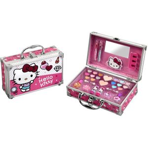 Hello Kitty Make-up Aluminum Set cosmeticakoffertje (met Spiegeltje ) voor Kinderen