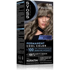 Syoss - Permanent Cool Color - Haarkleuring - Cool Dark Blond - 1 st