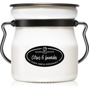 Milkhouse Candle Co. Creamery Citrus & Lavender geurkaars Cream Jar 142 g