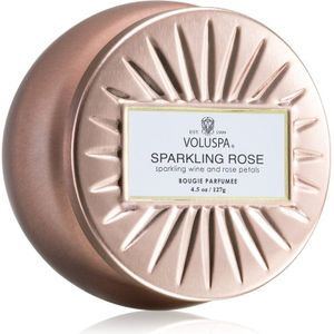 VOLUSPA Vermeil Sparkling Rose geurkaars in blik 113 gr