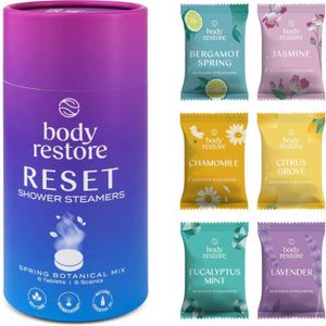Body Restore - Shower Steamers Reset Mix - Luxe Giftset - 6 Stuks
