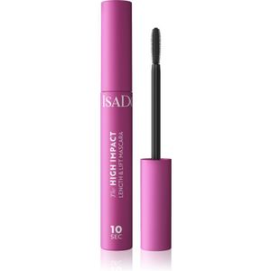 IsaDora 10 Sec High Impact Lenght & Lift Mascara voor Verlenging en Gescheide Wimpers Tint 02 Intense Black 9 ml