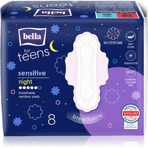 BELLA For Teens Sensitive Night maandverband voor ’s nachts 8 st