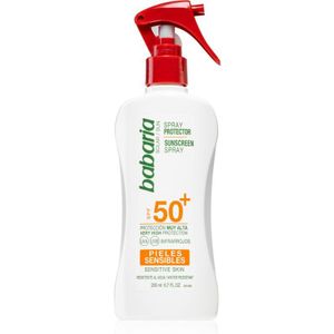 Babaria Sun Sensitive Bruiningsspray  voor Gevoelige Huid SPF 50+ 200 ml