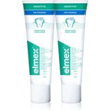 Elmex Sensitive Whitening Tandpasta voor Natuurlijke Witte Tanden 2x75 ml