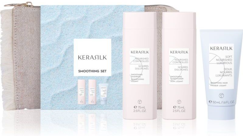 KERASILK - Smoothing Travel Set - Haarverzorging - Blauw - Veganistisch