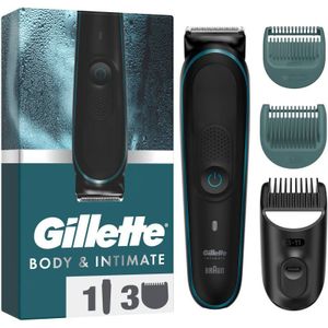 Gillette - Body&Intimate i5 - Trimmer voor Lichaam en Intieme Zone - Draadloos - Waterproof