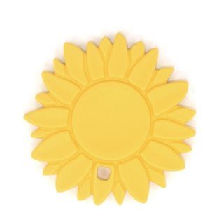 O.B Designs Sunflower Teether bijtring Lemon 3m+ 1 st