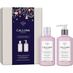 Scottish Fine Soaps Calluna Botanicals Luxury Festive Duo Gift Set Vanilla&Rose(voor het Lichaam )