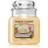 Yankee Candle Geurkaars Medium Vanilla Cupcake - 13 cm / ø 11 cm