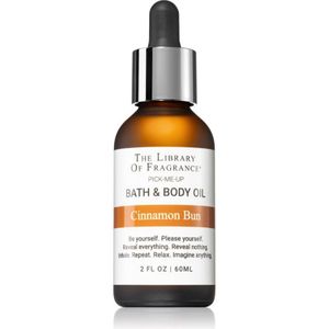 The Library of Fragrance Cinnamon Bun Body Olie voor in Bad Unisex 60 ml