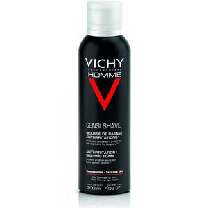 Vichy Homme Anti-Irritation Scheerschuim voor Gevoelige en Geirriteerde Huid 200 ml