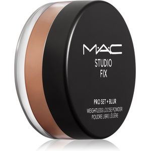 MAC Cosmetics Studio Fix Pro Set + Blur Weightless Loose Powder Matterende Fixerende Poeder Tint Deep Dark 6,5 g
